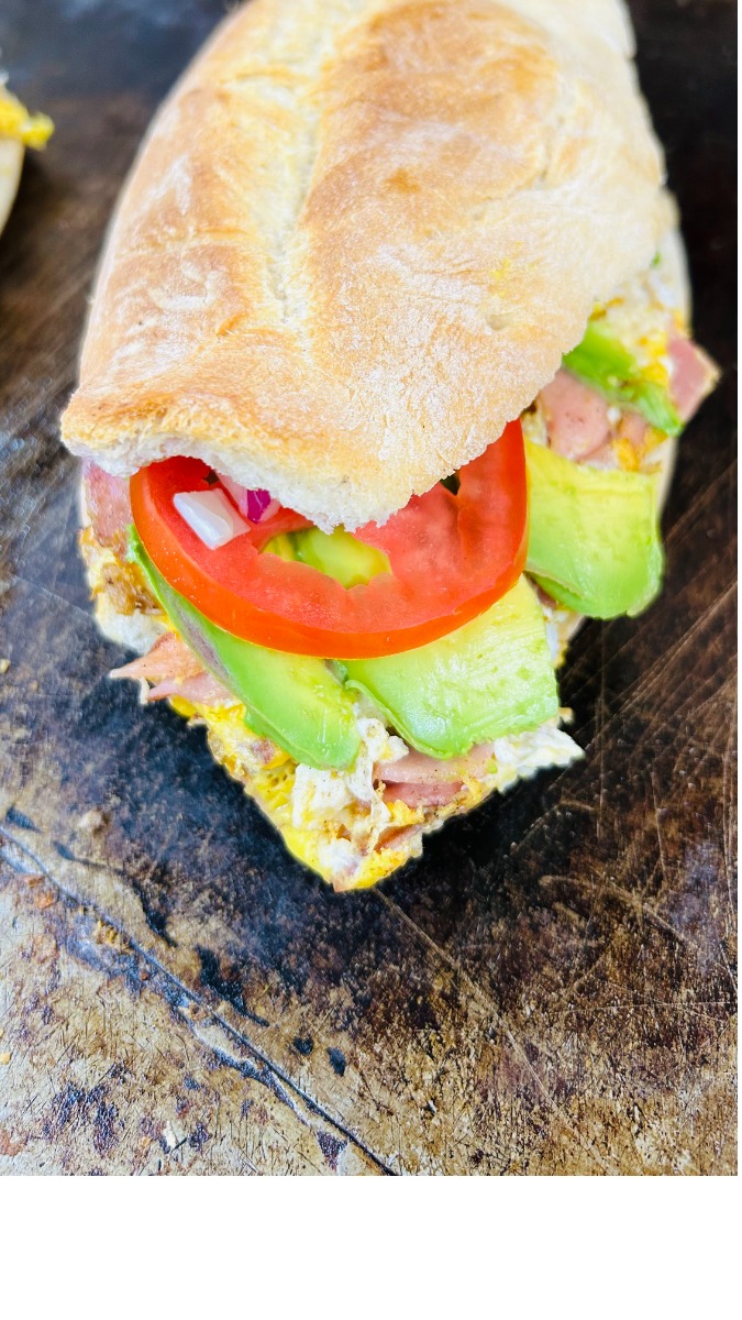 Torta de Huevo con Jamón