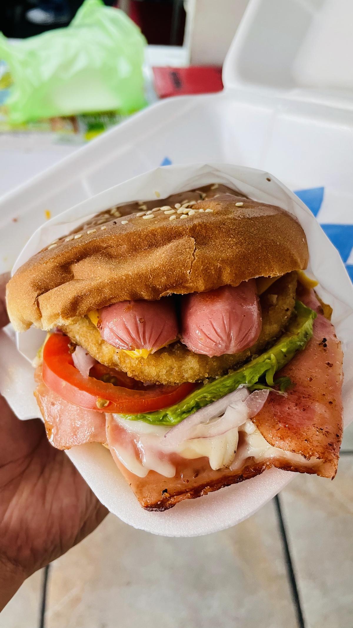 Hamburguesa de pollo